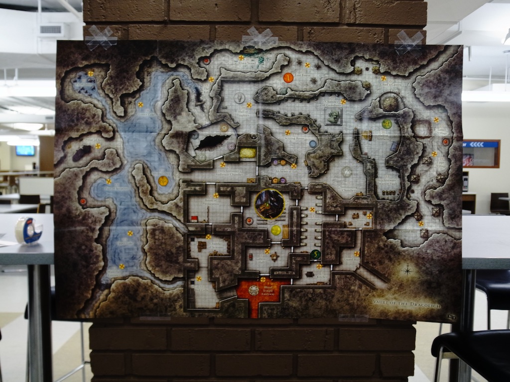 The Map of the Vault of the Dracolich