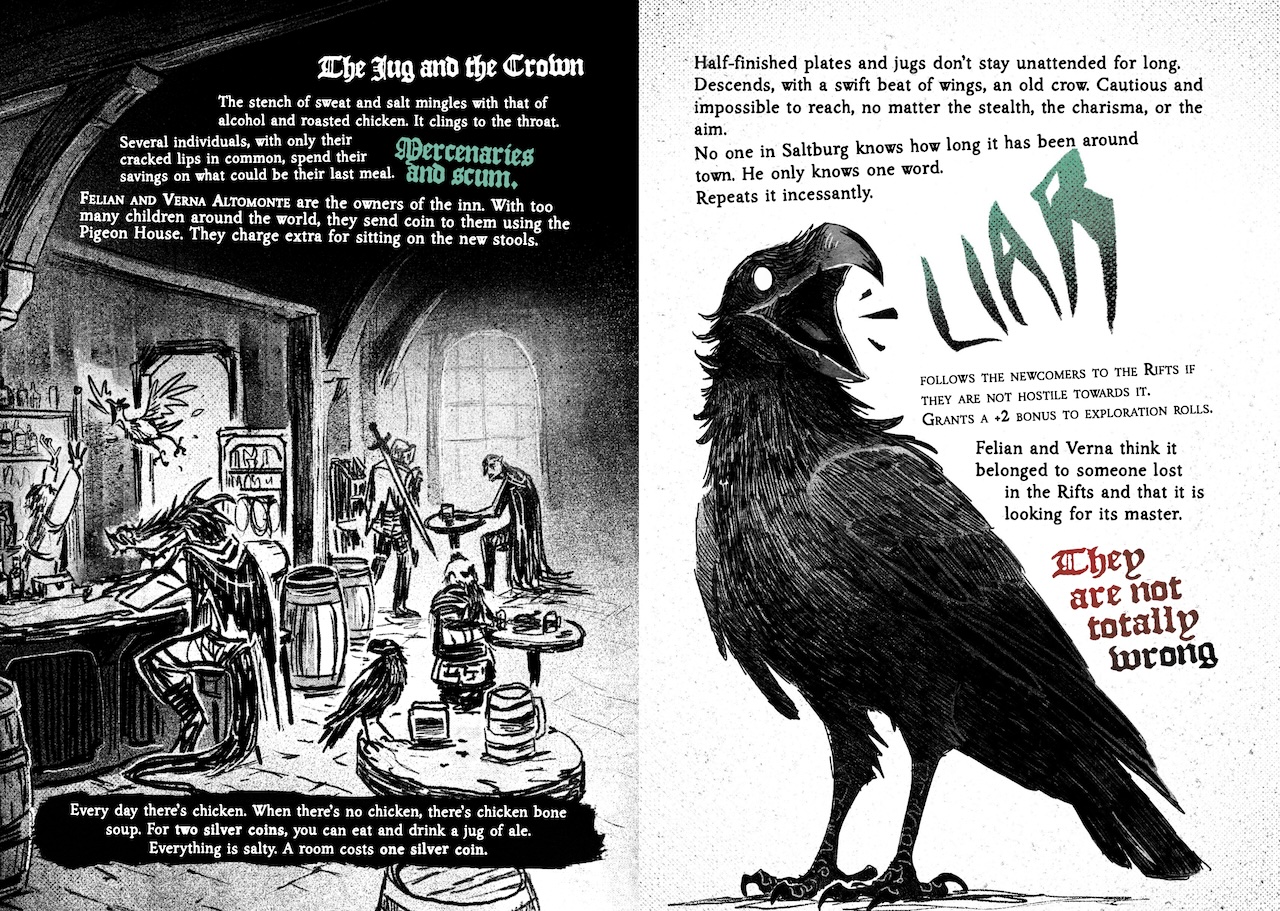 The crow from Crown of Salt